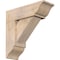 Ekena Millwork Traditional Traditional Smooth Bracket w/ Offset Brace, Douglas Fir, 7 1/2"W x 22"D x 22"H BKT0806X22X22TRA01SDF - alternate 1